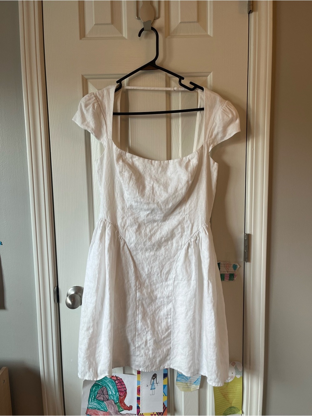 Reformation oaklyn linen dress